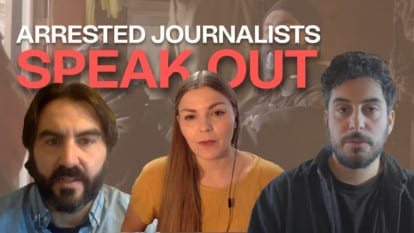 Arrested Journalists Amber Bracken & Michael Toledano Speak Out