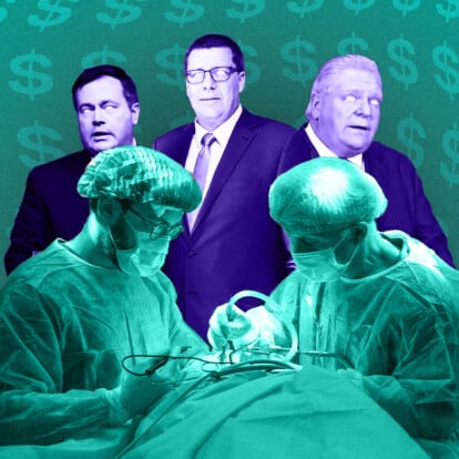 Conservative provinces exploiting pandemic surgery backlog for privatization assault