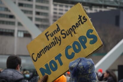 Torontonians imagine a police-free city, while Tory defends status quo