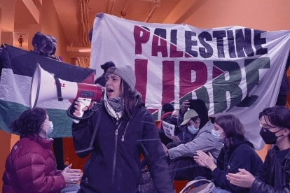 Activists occupy 17 MPs’ offices, read names of dead Palestinian children