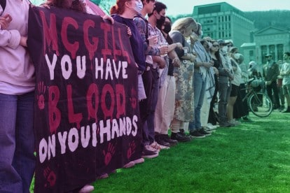 Canadian students camping for Gaza aren’t antisemitic—they’re building brave new alliances for justice
