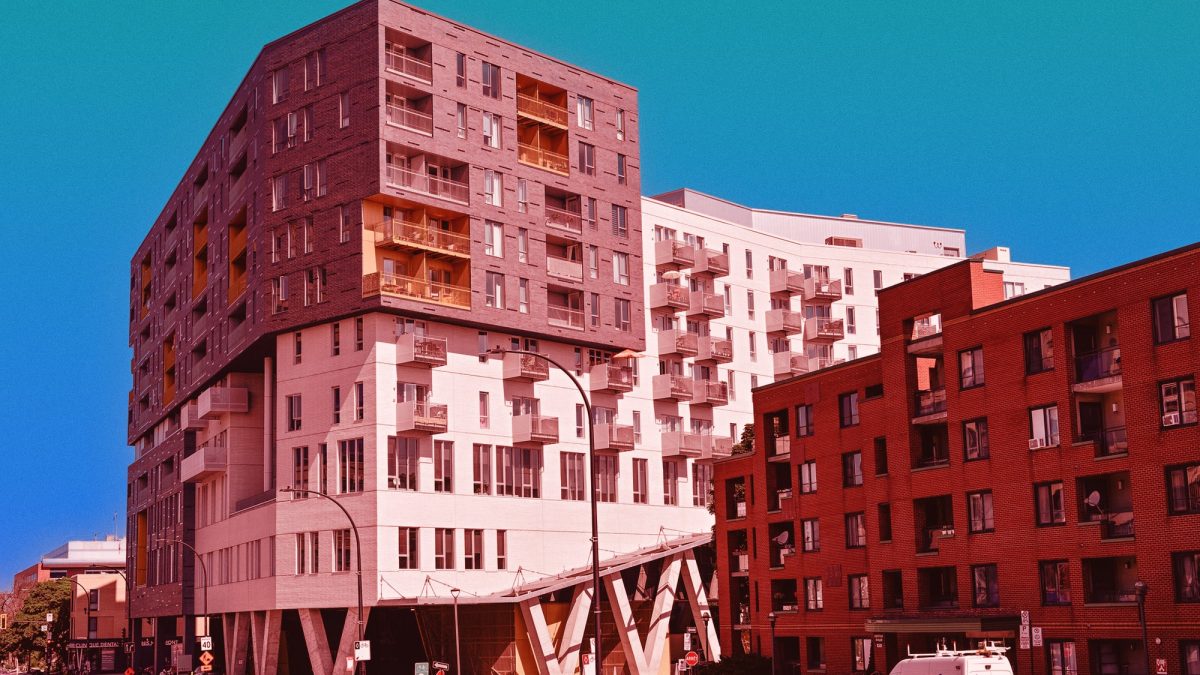 Îlot Rosemont, a recent publish housing development in Montreal.
