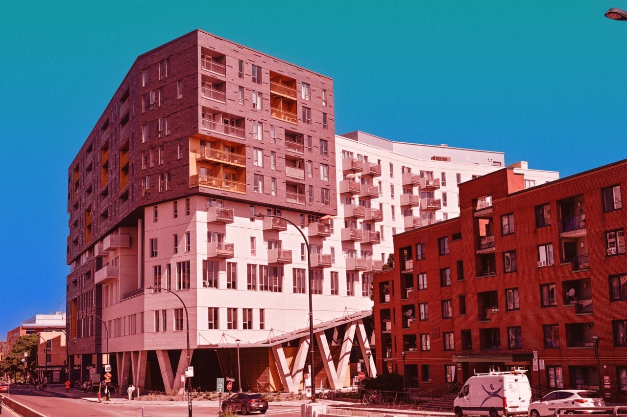 Îlot Rosemont, a recent publish housing development in Montreal.